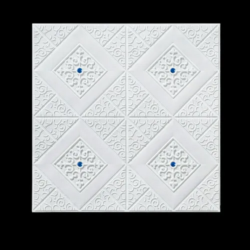 8pcs Ceiling Wallpaper 3D Waterproof Wall Stickers Self Adhesive Foam Wallpaper