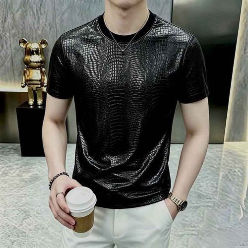 New versatile, casual, round-neck short-sleeve top