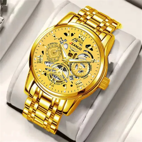 🔥Men's Roman Skeleton Automatic Mechanical Watch