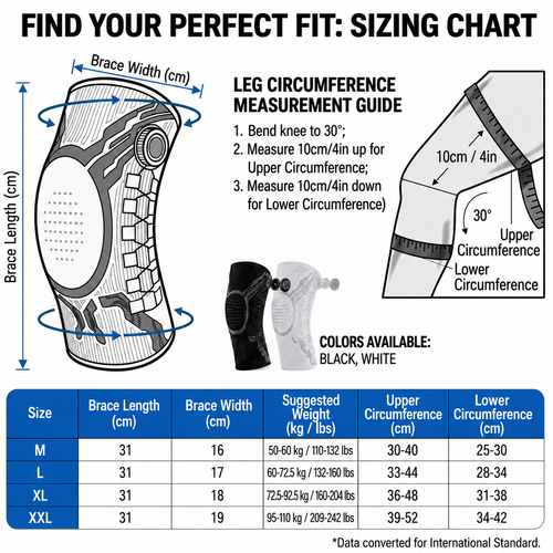 Smart Knob Knee Brace Patella Gel Pad Lateral Stabilizer Compression Support Joint Pain Relief Recovery Home Gym Wear