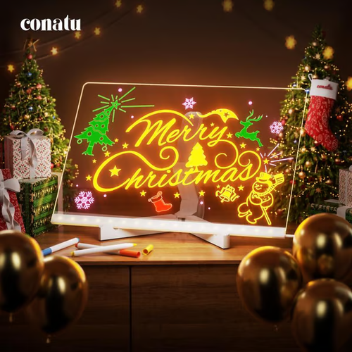 Gifts  - LED Note Board with Colored Pens