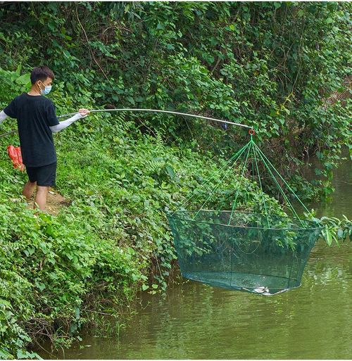 Open folding lifting net, fish bag, crab cage, fishing net, hand thrown net, lifting net, circular shrimp net