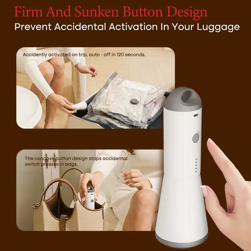 High-power wireless vacuum pump for storage bags, clothes and quilts, travel-use electric pumps