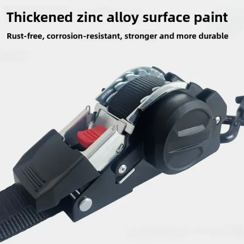 Auto Straps For Cargo Tape Retractable Belts For Motorcycles Ratchet Strap For Load Luggage Strap Ratchet Tensioner Belt For Car
