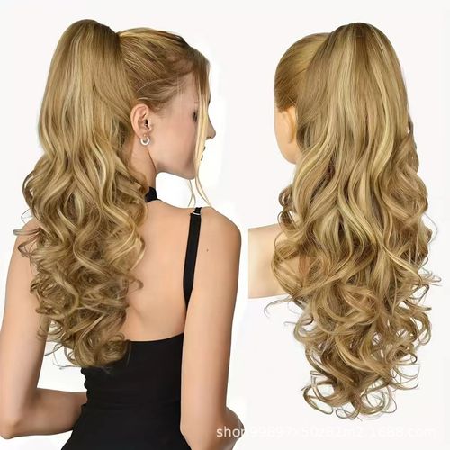 💜Limited time promotion 50%OFF💜Clip-on Wavy Ponytail Extension