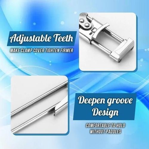 2PCS Adjustable Multifunctional Stainless Steel Can Opener