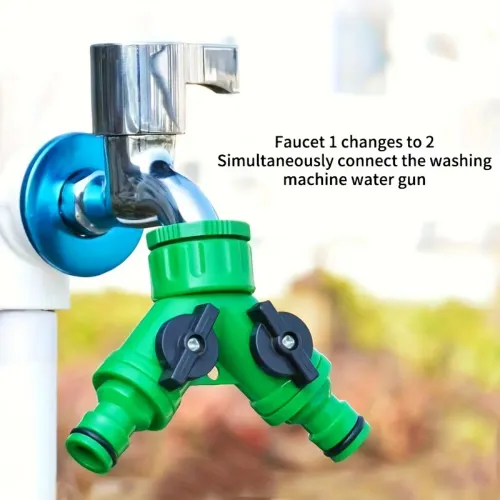 5PCS Bidirectional Y-shaped hose faucet connector splitter