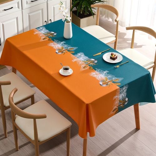 High-end Printed Waterproof Tablecloth Anti-scalding Thickened Rectangular Home Party Dining Room Furnishings
