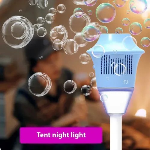 Street light bubble machine fully automatic bubble with light birthday outdoor wedding party without battery bubble water