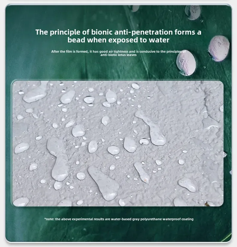Roof waterproofing and leak filling material, exterior wall, roof polyurethane spray, roof asphalt leak sealing, Wang Shenqi coa