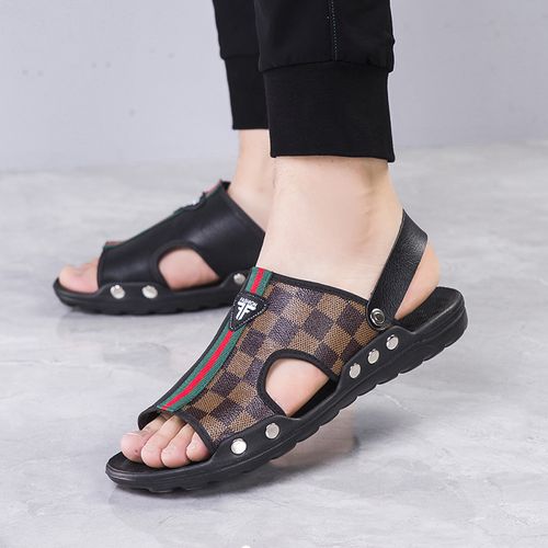 Thick soled high-end slippers trendy brand