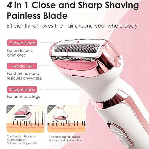4-in-1 Electric Hair Remover for Women
