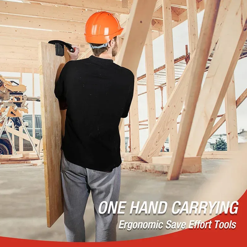 Goldblatt Panel Carrier Plywood Lifting Tool Drywall Carrying Tool Plywood Carriers Tool Clamping Thickness up to 1 inch