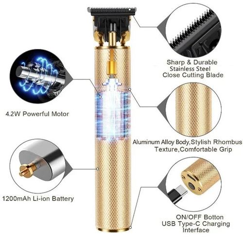 🔥Hot Sale🔥USB rechargeable portable hair clipper, easily create personalized hairstyle