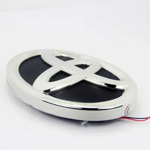 1PC 4D 16cm Car Front Grille Trunk Logo LED Light Retrofit for Toyota Land Cruiser Prado RAV4 Highlander Camry Accessories