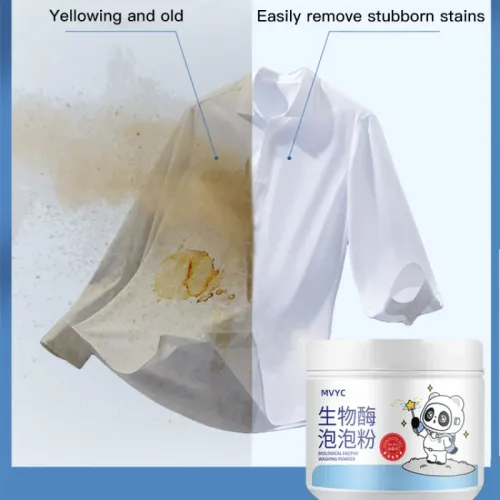 Active Oxygen Bubble Powder Household Biological Enzyme Washing Powder Strong Stain Removal Oil Hand And Clothes Prot Cleaner