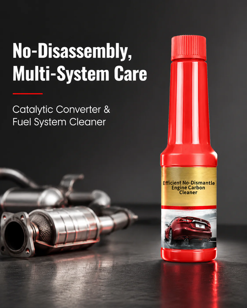 Non-disassembly engine carbon deposit cleaner—removes carbon deposits, restores power, and saves fuel.