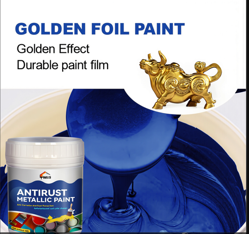 300g-Deep Blue Metallic Rust Remover Paint Multipurpose Rust Converter