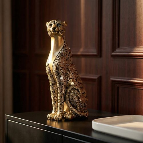 Leopard Ornament  ​​Animal Sculpture  Desktop Craft