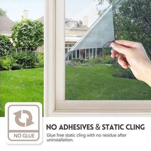 2-Piece Set: 40x100cm Heat-Insulating Privacy Window Film