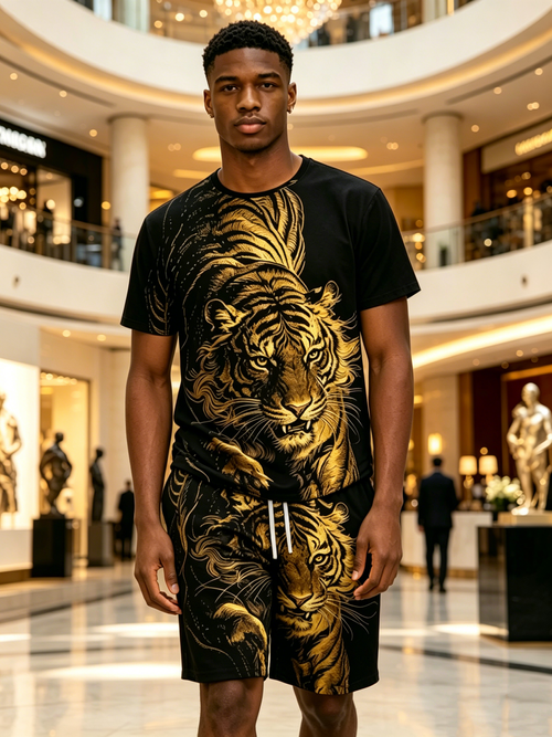 Men's 3D Printing Set tiger
