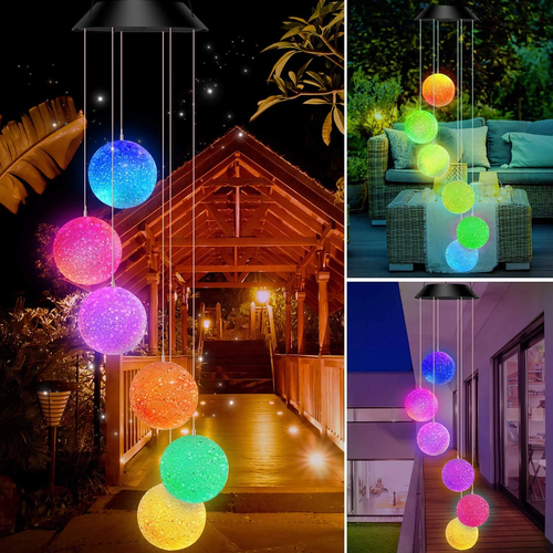 LED Solar WindChimes