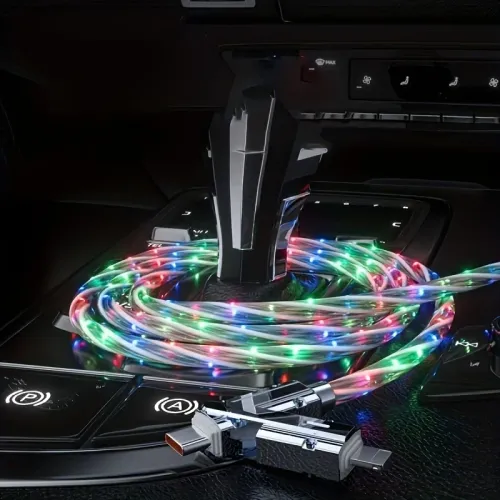 Radiant Flowing Light LED Data Cable
