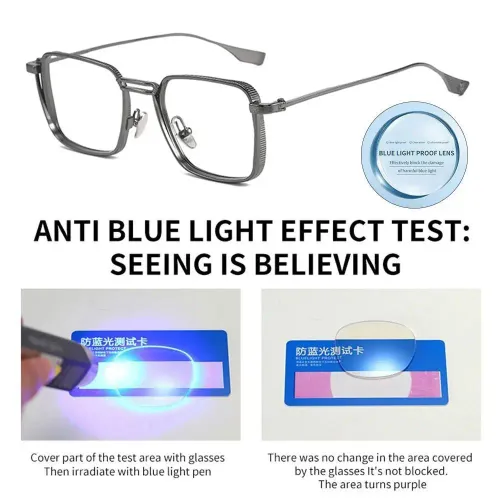 Color-Shifting Blue Light Glasses - Adaptive Lens Technology