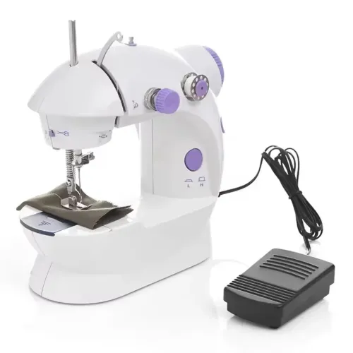 Ultra-Portable Dual-Speed Sewing Machine with LED Light & Foot Pedal | Easy-Use Home