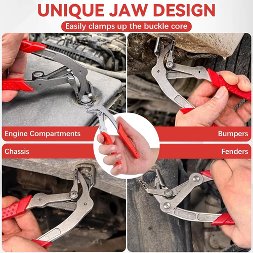 New Car Clip Pliers Trim & Door Panel Removal Tool Auto Fastener Clip Removal Pliers Damage-Free Automotive Plastic Clip Remover