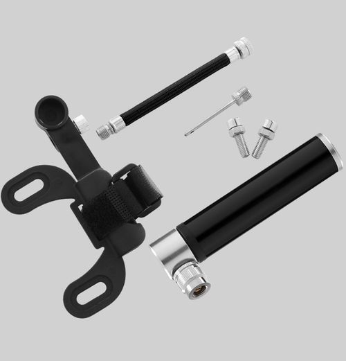 Mountain Bike Aluminum Alloy Mini Hand Pump Portable Road Bike Basketball Inflator