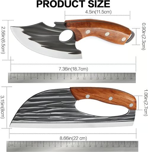 2pcs Hand-Forged Kitchen Knife set