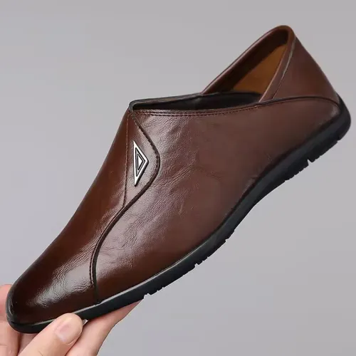 Casual Slip on Shoe Comfy Loafers Men Outdoor Non-slip Driving Shoes Comfy Man Business Footwear