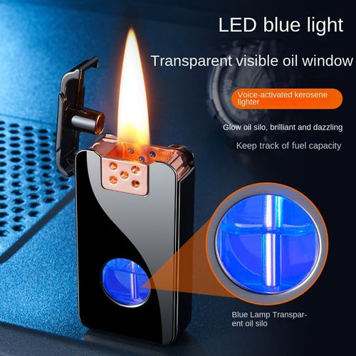 Large capacity induction intelligent ignition retro kerosene lighter