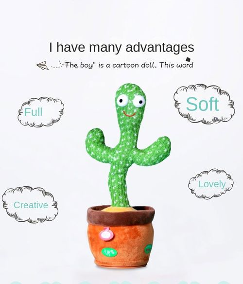 Dancing magic cactus children's toy