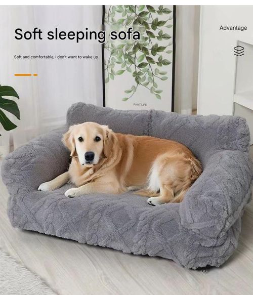 ✨🔥Plush Calming Pet Sofa Bed with Removable Cover🛋️
