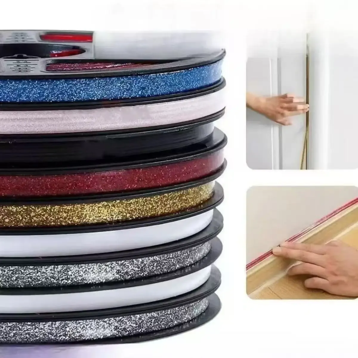 6M Ceramic Tile Gap Tape Kitchen Bathroom Waterproof Beautiful Seam Self-Adhesive Sticker Wall Floor Gap Line Decorative Strip
