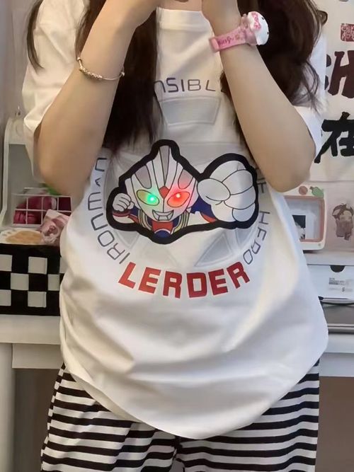Ultraman Light-Up Pure Cotton T-Shirt
