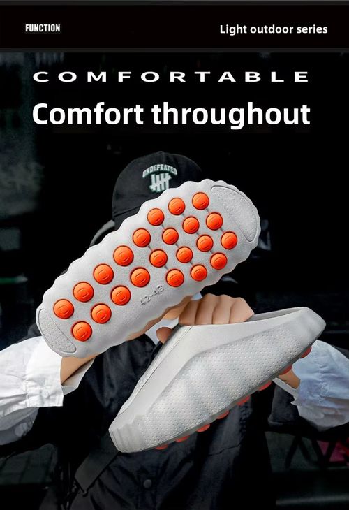 Summer Men's Massage Slippers Indoor Outdoor Sandals Beach Comfortable Soft Slides Clogs Casual Shoes Men Women Home Slippers