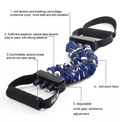 Natural Latex 3-Hole Resistance Stretcher   135 pounds