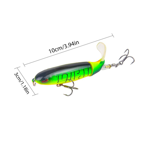 1Set（5pcs） Whopper Plopper Minnow Fishing Lure13g 15g 35g Crankbaits Fishing Artificial Hard Bait Wobbler Rotating Tail Fishing Tackle