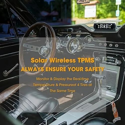 Solar Powered Tire Pressure Monitoring System