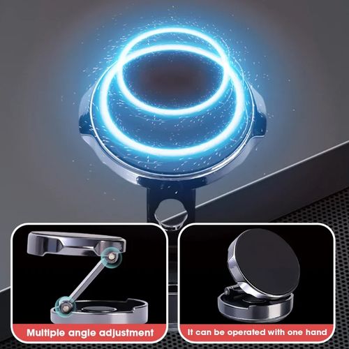 Mobile phone holder strong magnetic car mobile phone holder 720 degree foldable