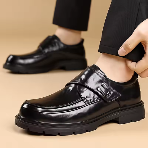 Men British Style Business Leather Shoes New  2026, Trend Soft Thick Sole Non-slip Durable All-match Casual Footwear