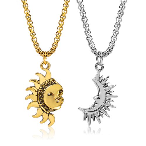 Asymmetrical Sun Moon Accessories Couple's High End Ornament