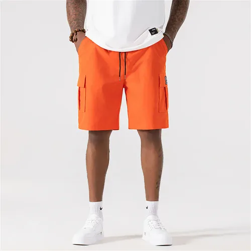 Men's Multi-Pocket Work Shorts Heavy Duty  Shorts Summer   Trousers with Utility Pockets