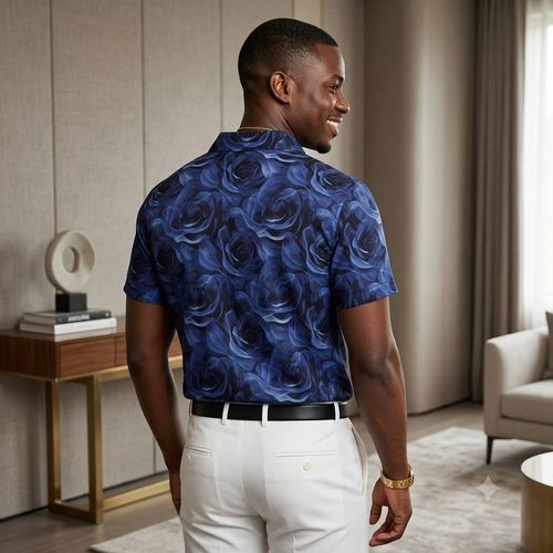 Ice silk short-sleeve shirt