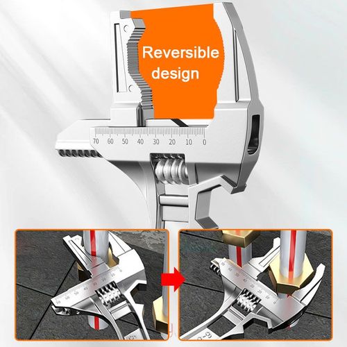 Reversible Sink Wrench With 6-70mm Jaw Opening