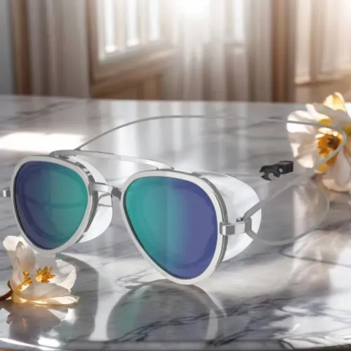 Swim Goggles Full-View Swimming Goggles Crystals Clear Full-View Anti-Fog Lenses Pool Swimming UV Protection Swim Goggles