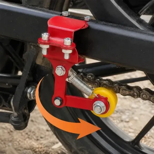 Motorcycle Adjuster Chain Tensioner on Roller Prevent Chain Drop Tool Adjuster Chain Tensioner Motorcycle Modified Accessories